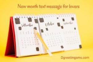 New Month Text Message For Lovers