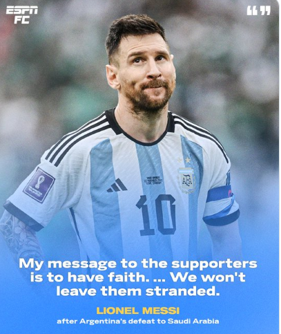 JUST BELIEVE BY LIONEL MESSI